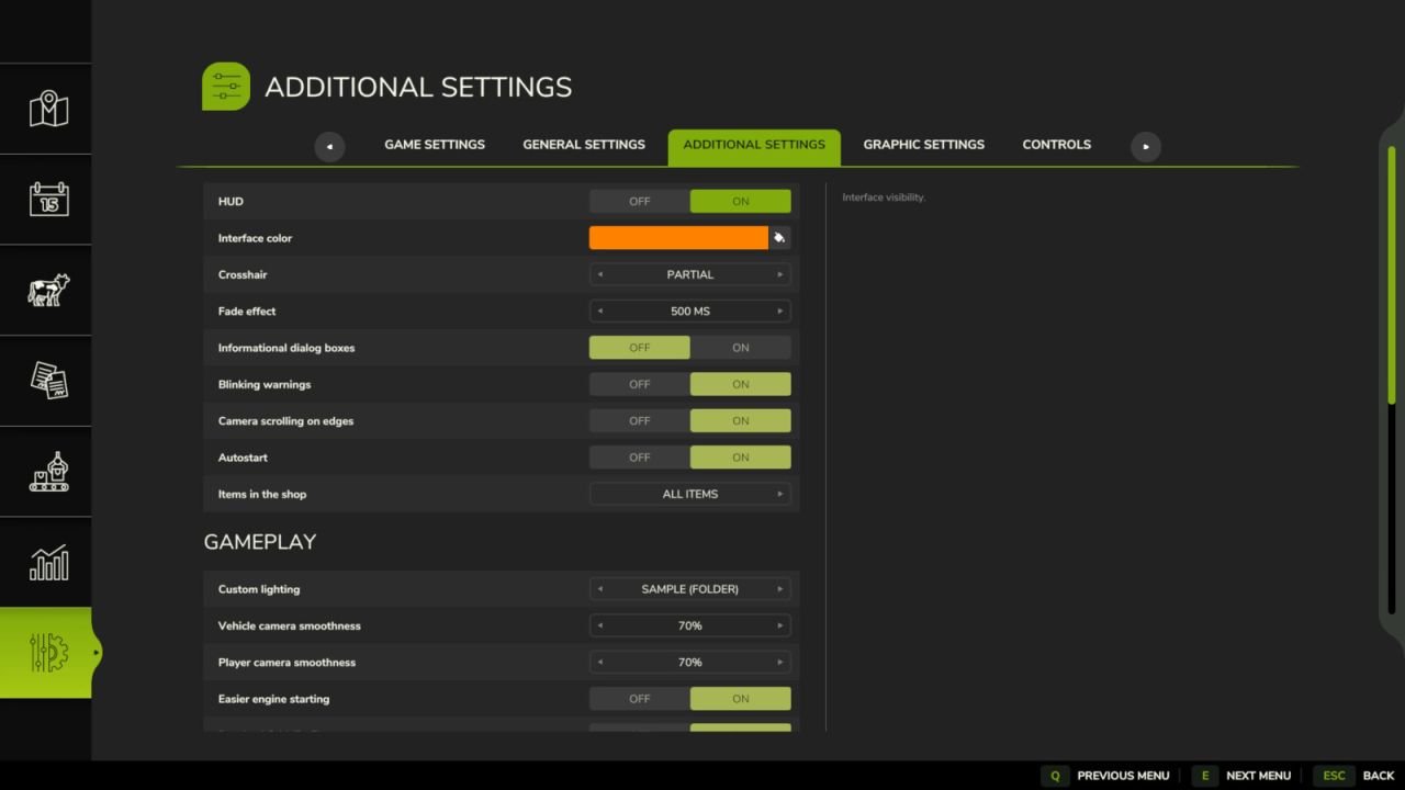 Additional Game Settings V1.0.0.4