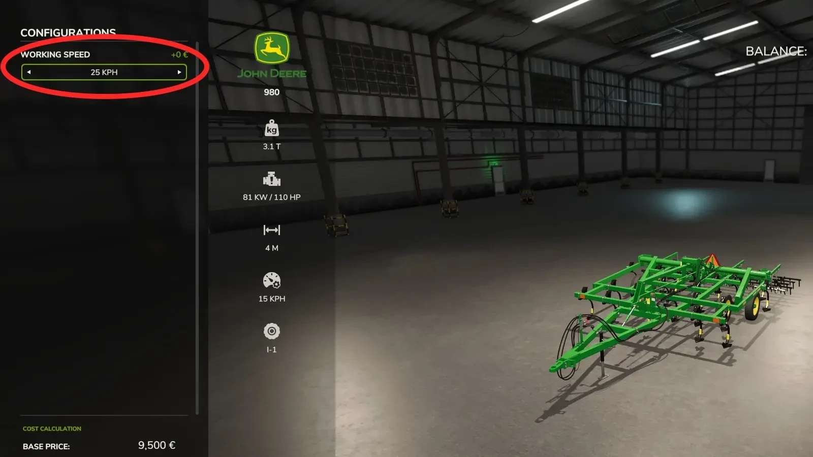 Adjust Working Speed v0.9