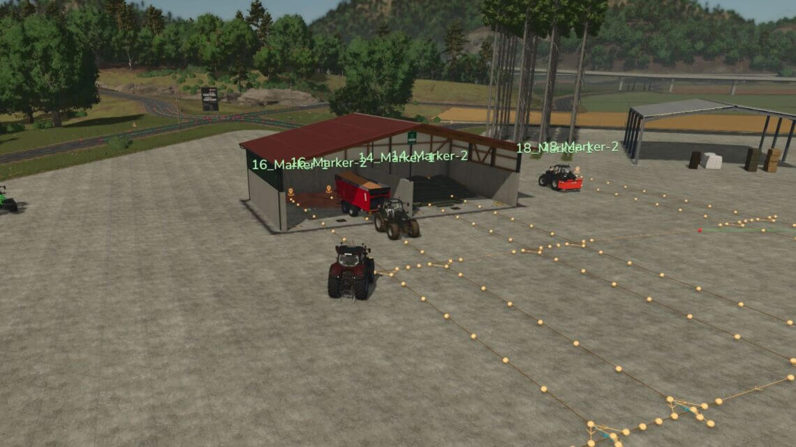 AutoDrive Bulk Material Extension 14m X 14m V1.2