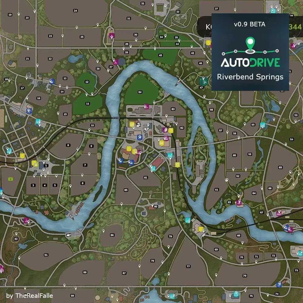 Autodrive Course Riverbend Springs by TheRealFalle Beta v0.9.0