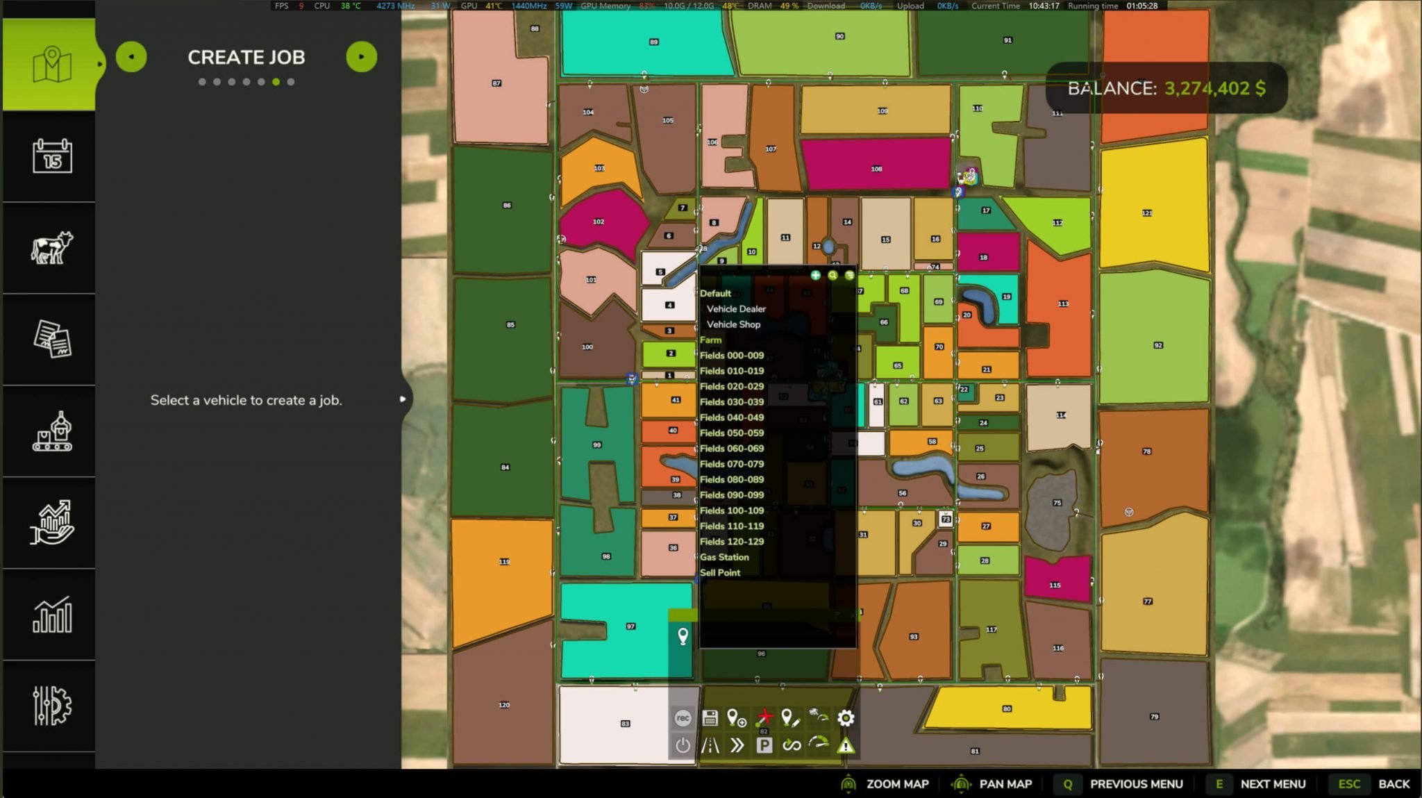 AutoDrive of Dakota 16x map V1.0