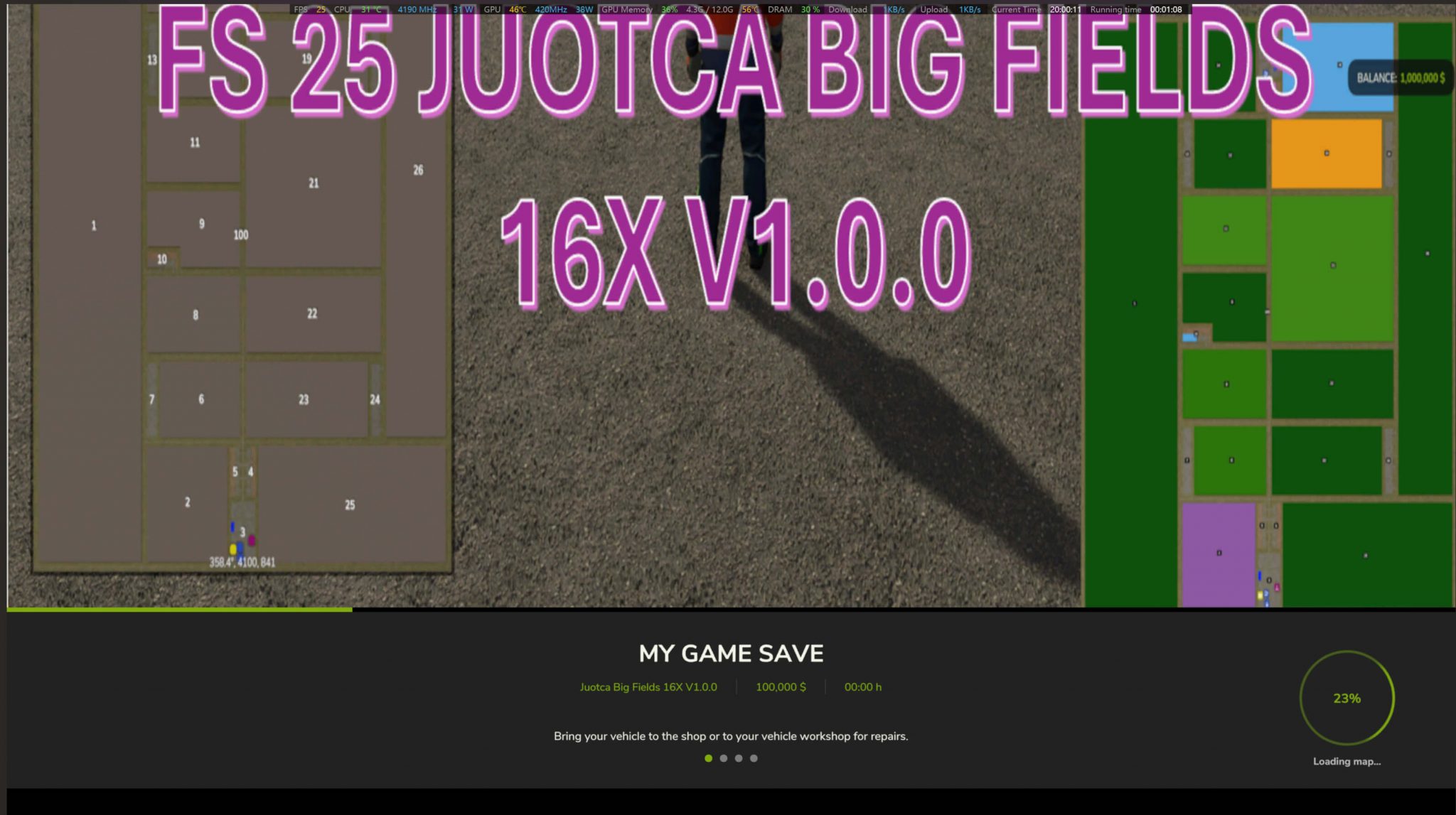 AutoDrive of Juotca Big Fields 16x V1.0