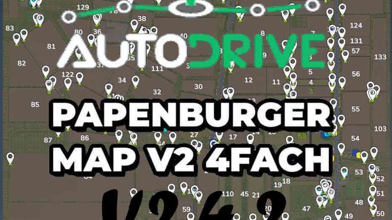 AutoDrive Papenburger Map 2.4.2, 2.3.5, 2.3.6 v1.0