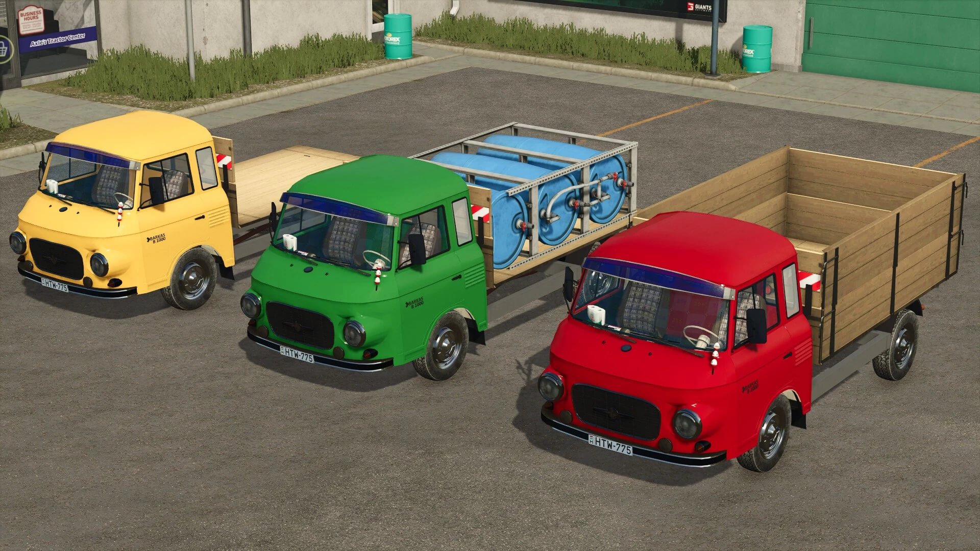 Barkas B 1000 Multiservice & Livestock Trucks v1.0