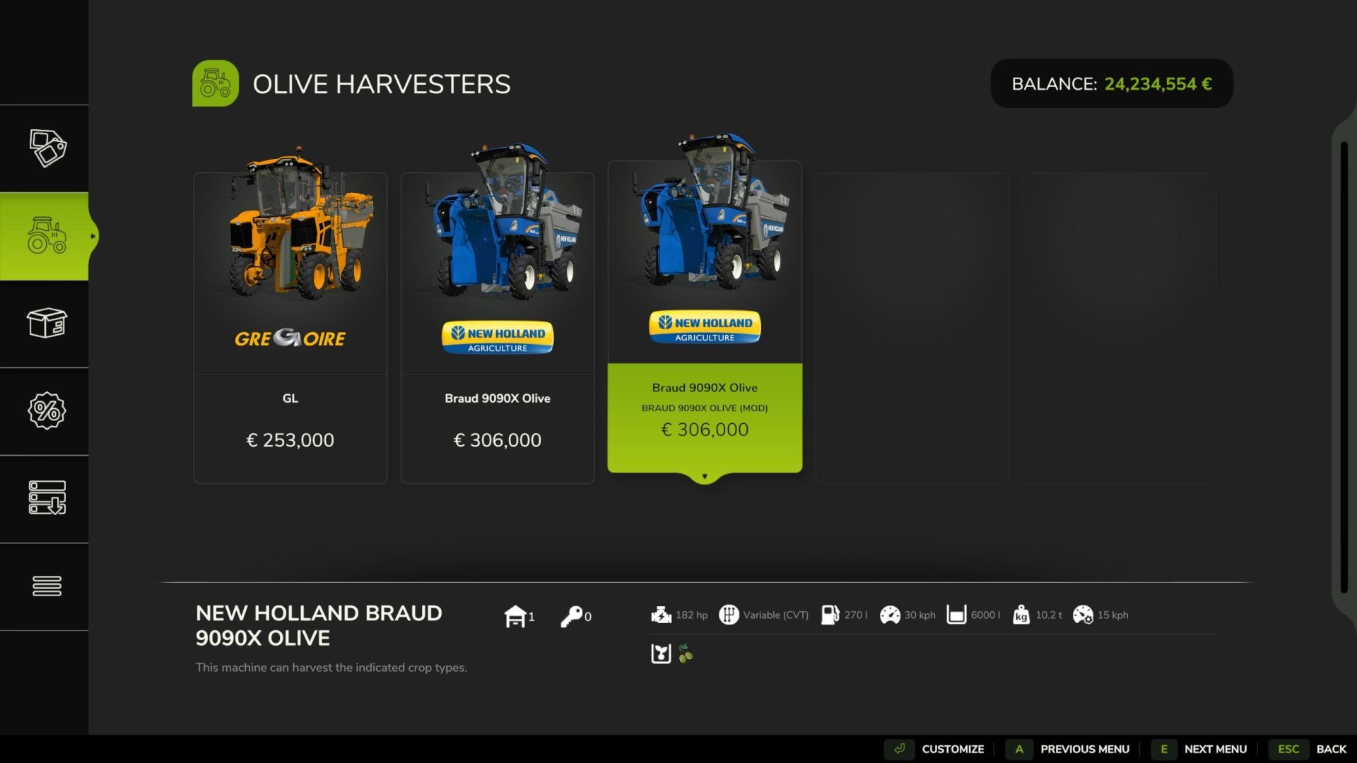 Braud 9090X Olive Picker Modified v1.0.0.2