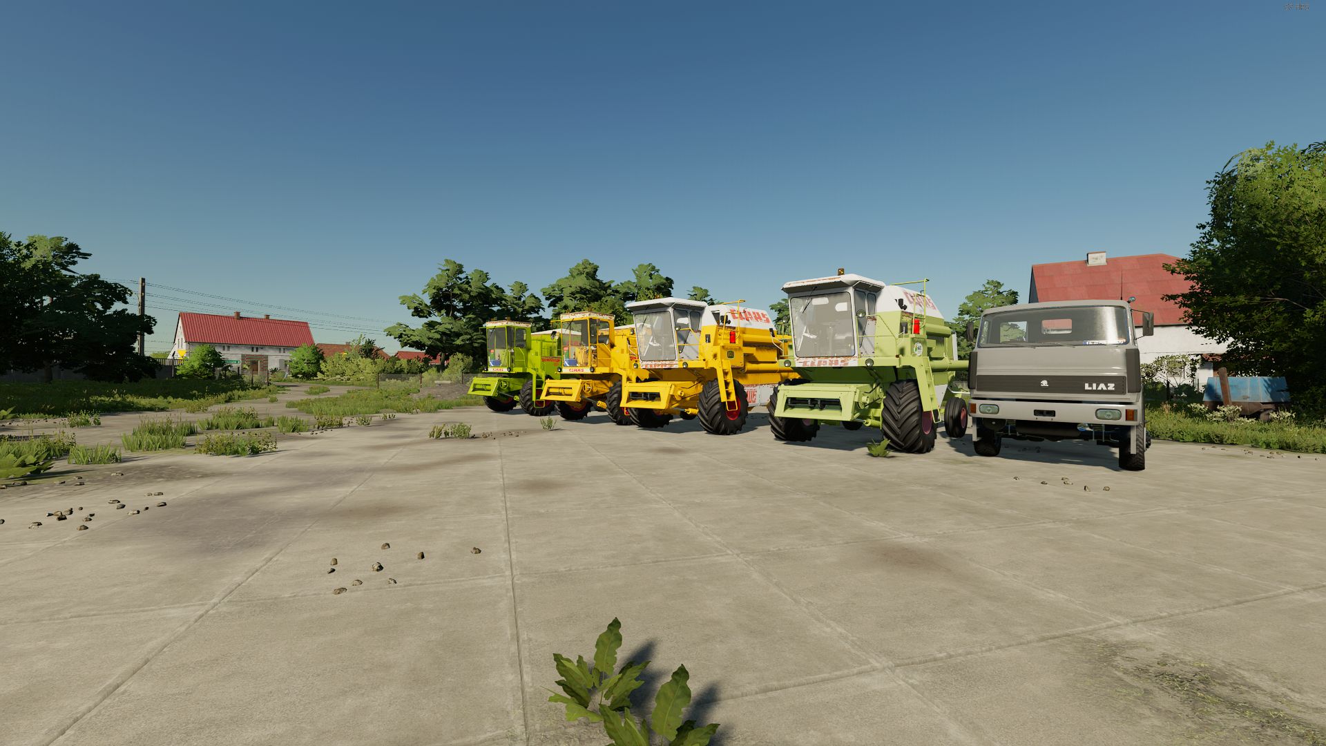 CLAAS Combine Harvester Pack V1.0