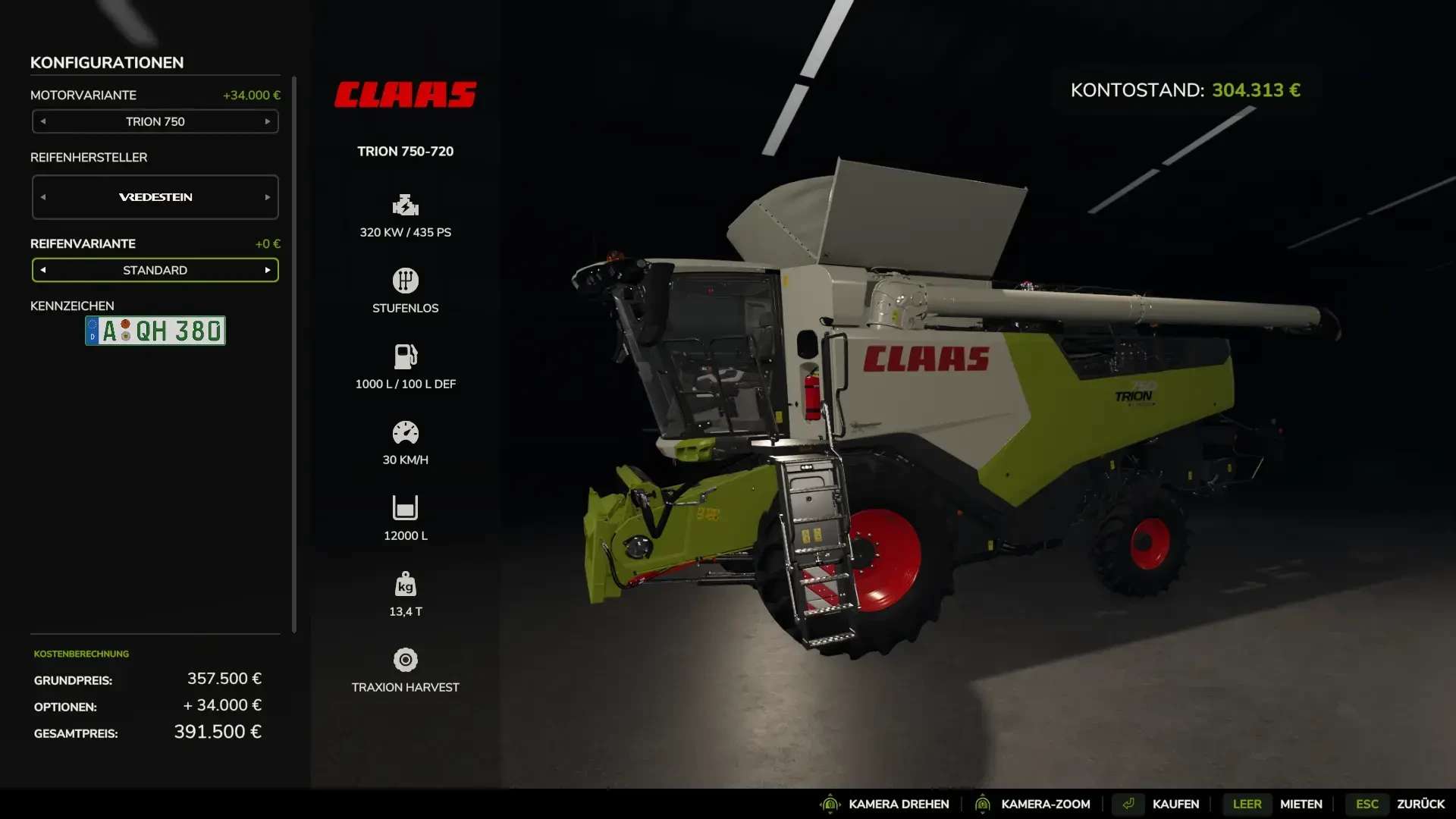 Claas Trion 720-750 Pack v1.1