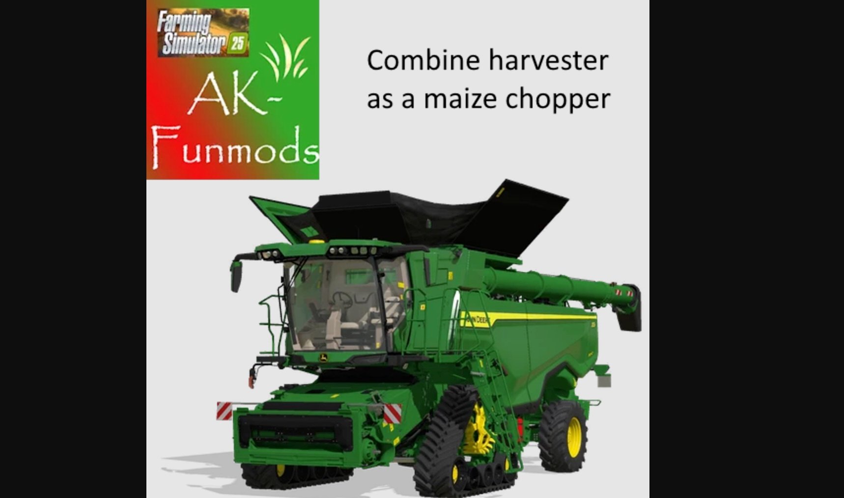 Combine harvester as a maize chopper v1.0