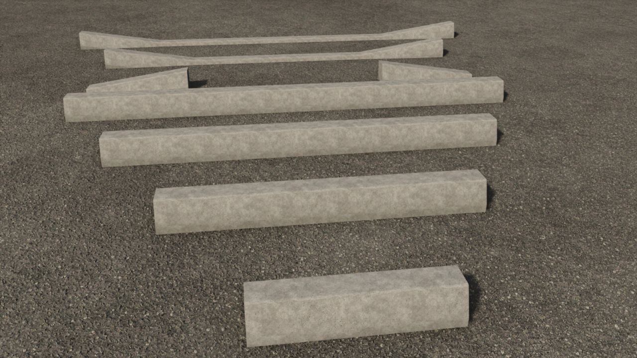 Concrete Curbs Pack v1.0