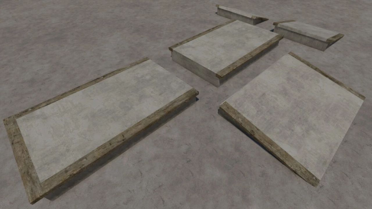 Concrete ramps and platforms Pack v1.0