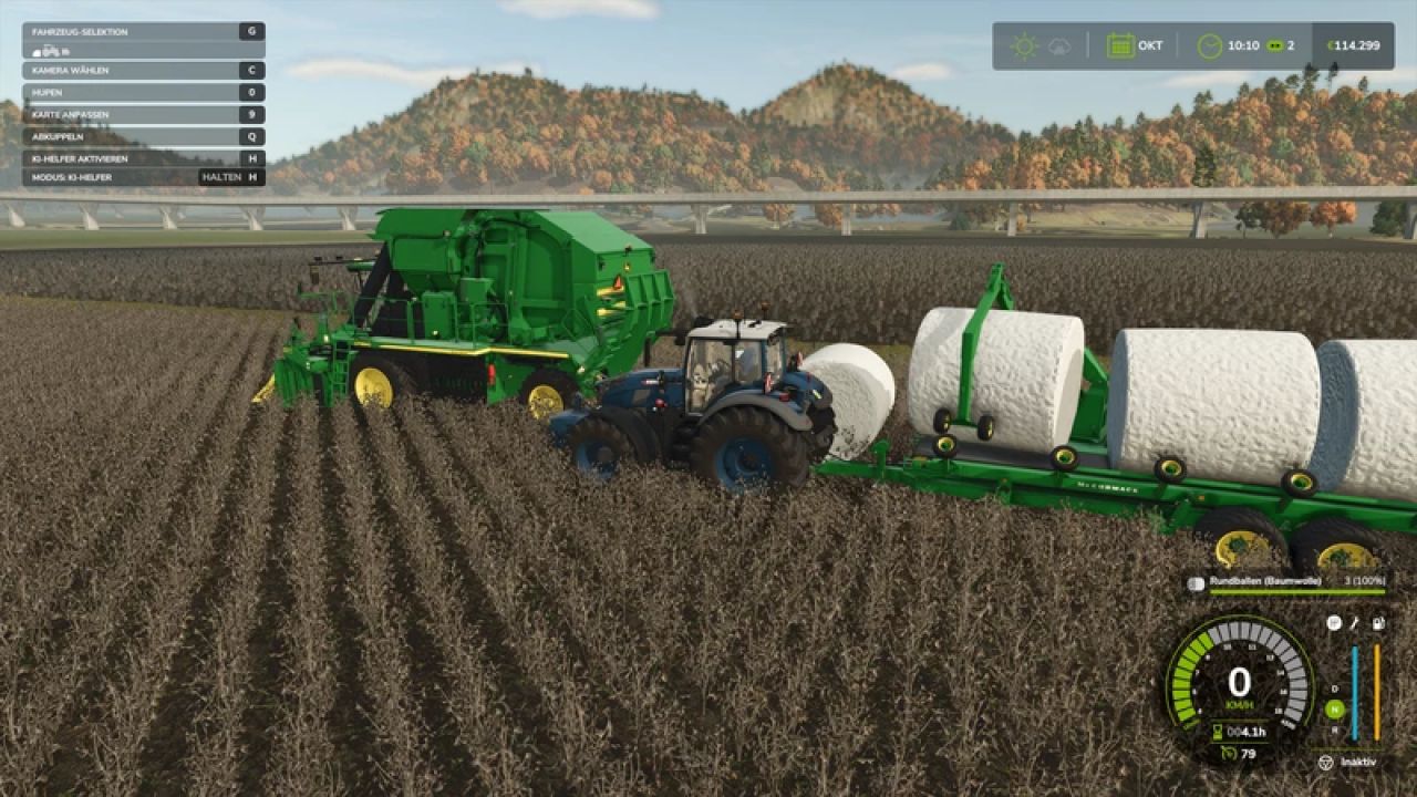 Cotton Harvester Pack John Deere 52 km/h v1.0