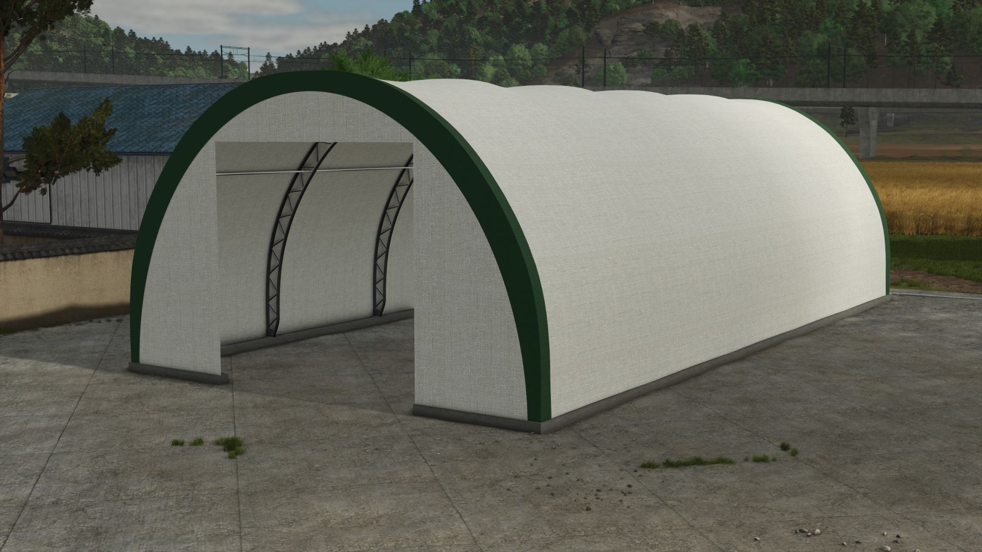 Cylindrical fabric shed V1.0