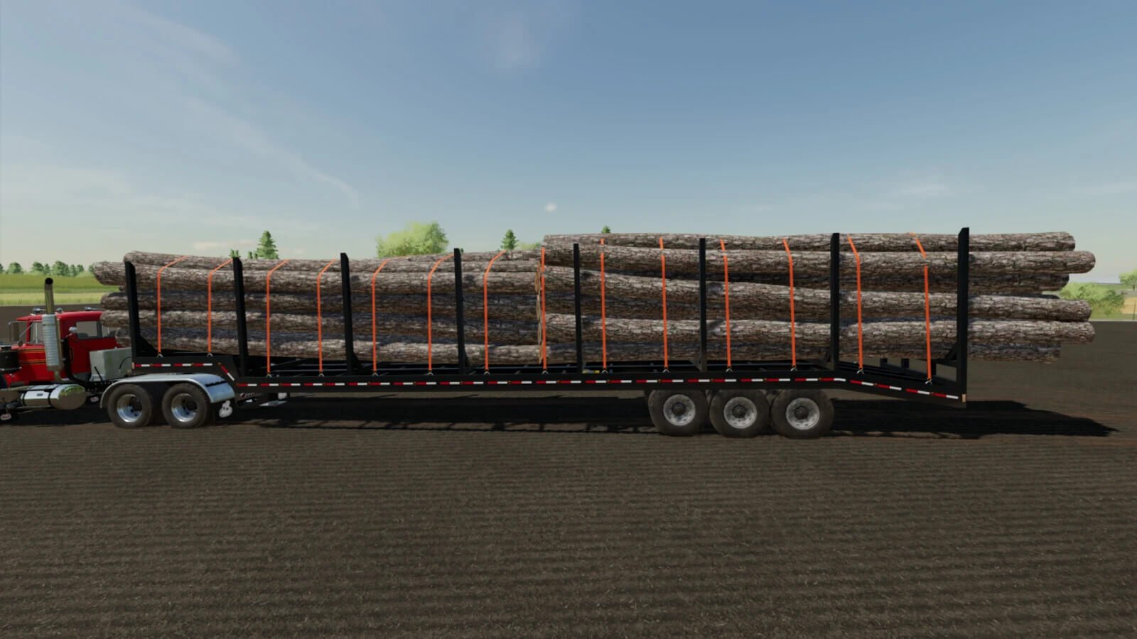Dropdeck Trailer 53Ft Auto V1.0