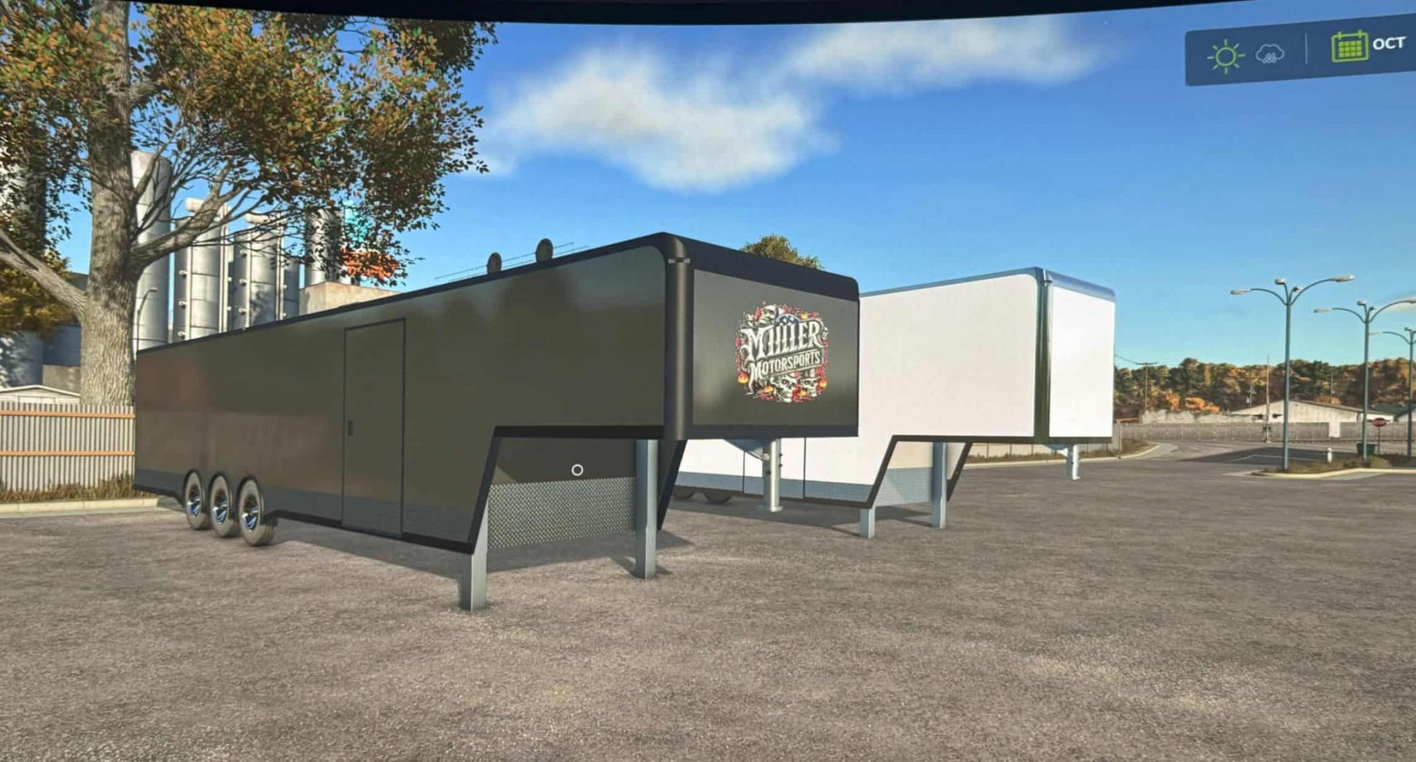 Enclosed race hauler and stacker trailer V1.0