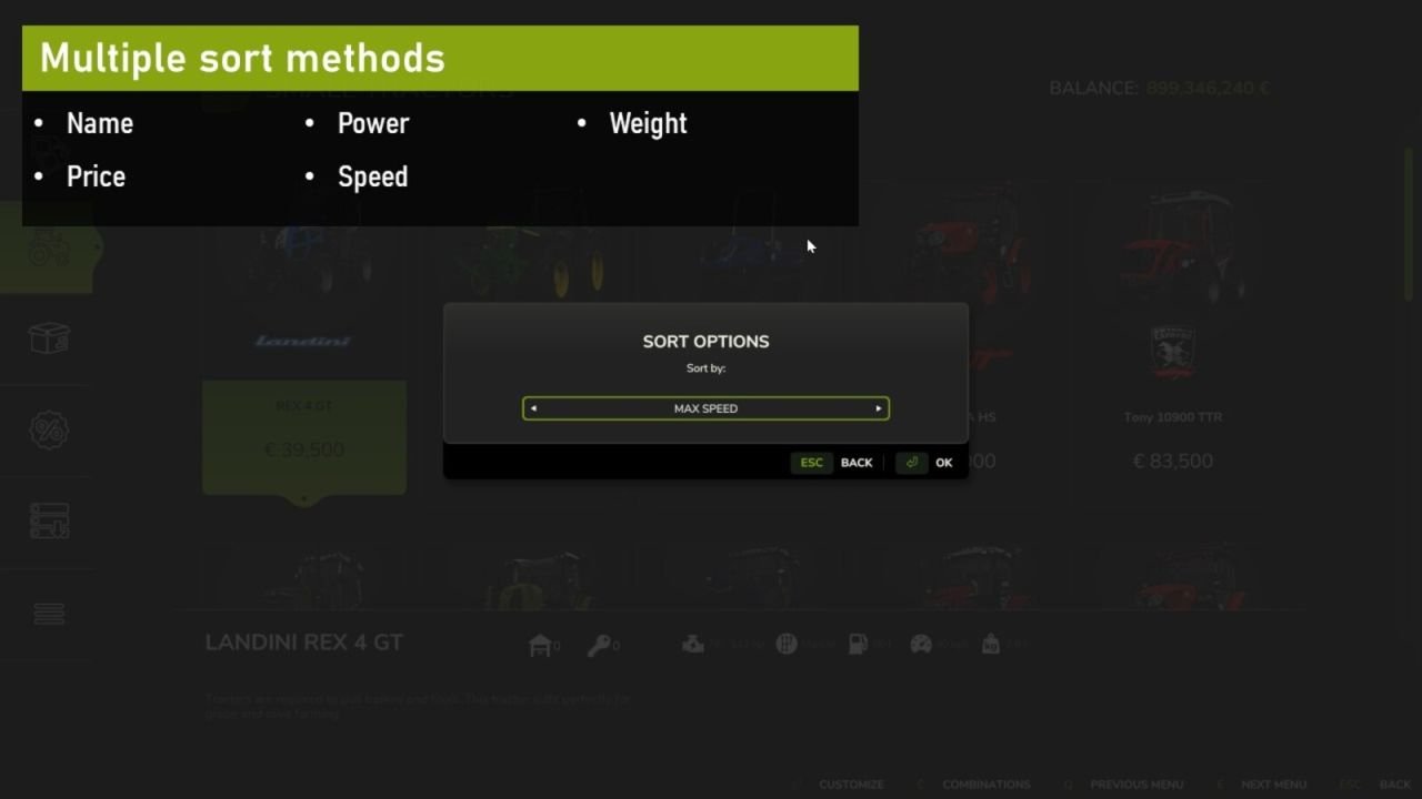Enhanced Shop Sorting V1.0