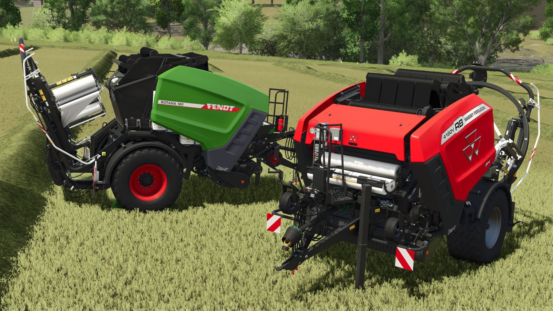 Fendt / Massey Ferguson bale wrappers V1.0.0.1