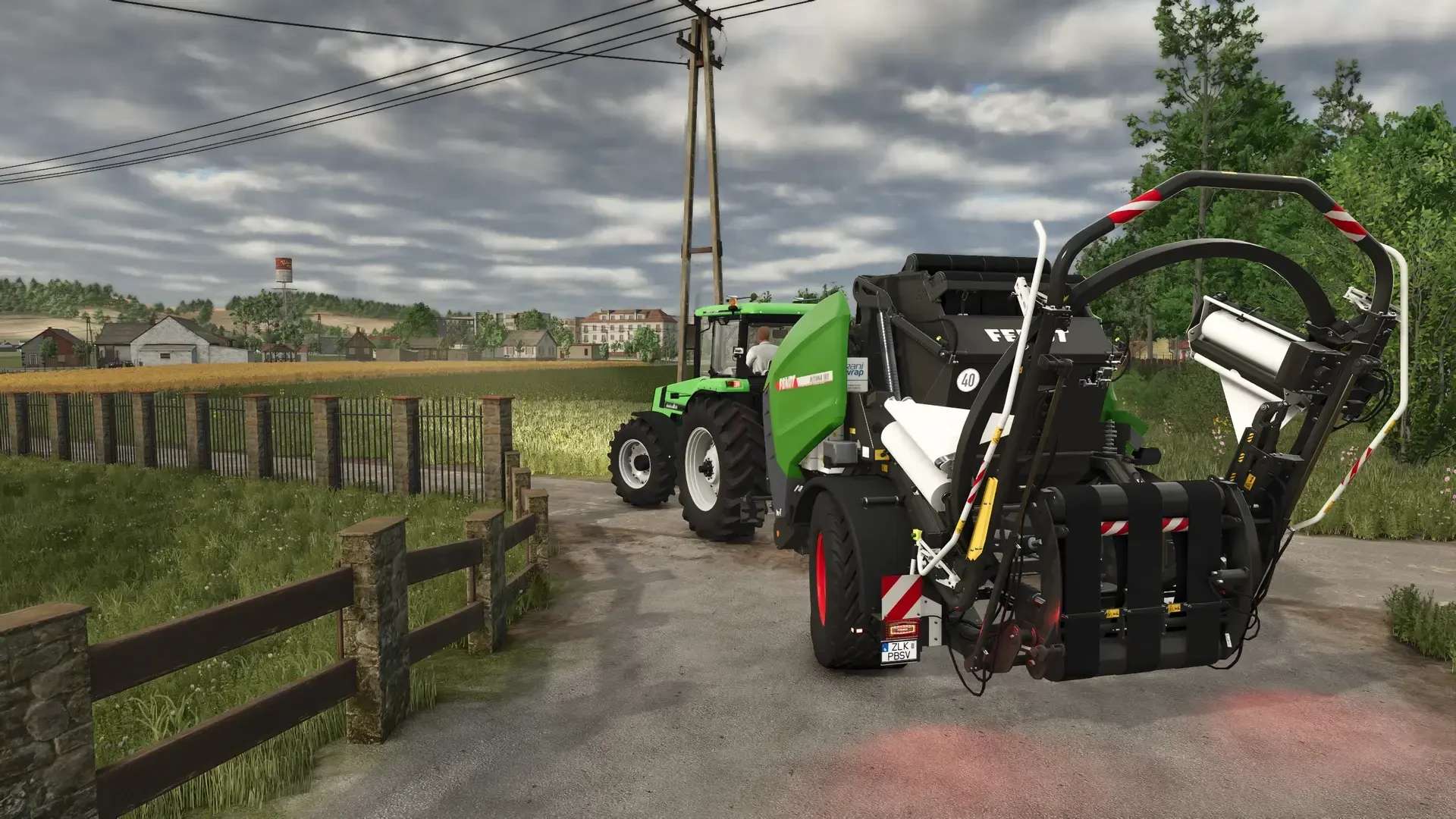 Fendt / MF baler wrapper combination v1.0