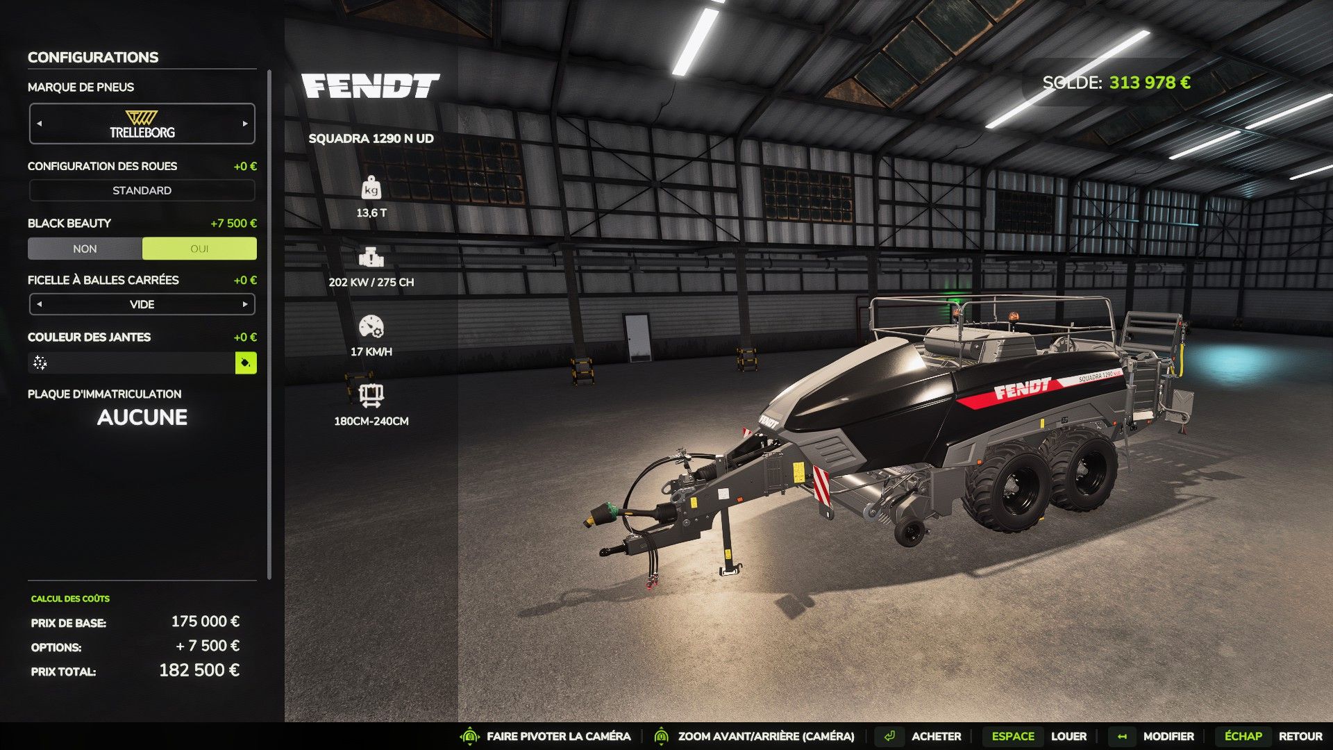 Fendt Squadra (Black) v1.0