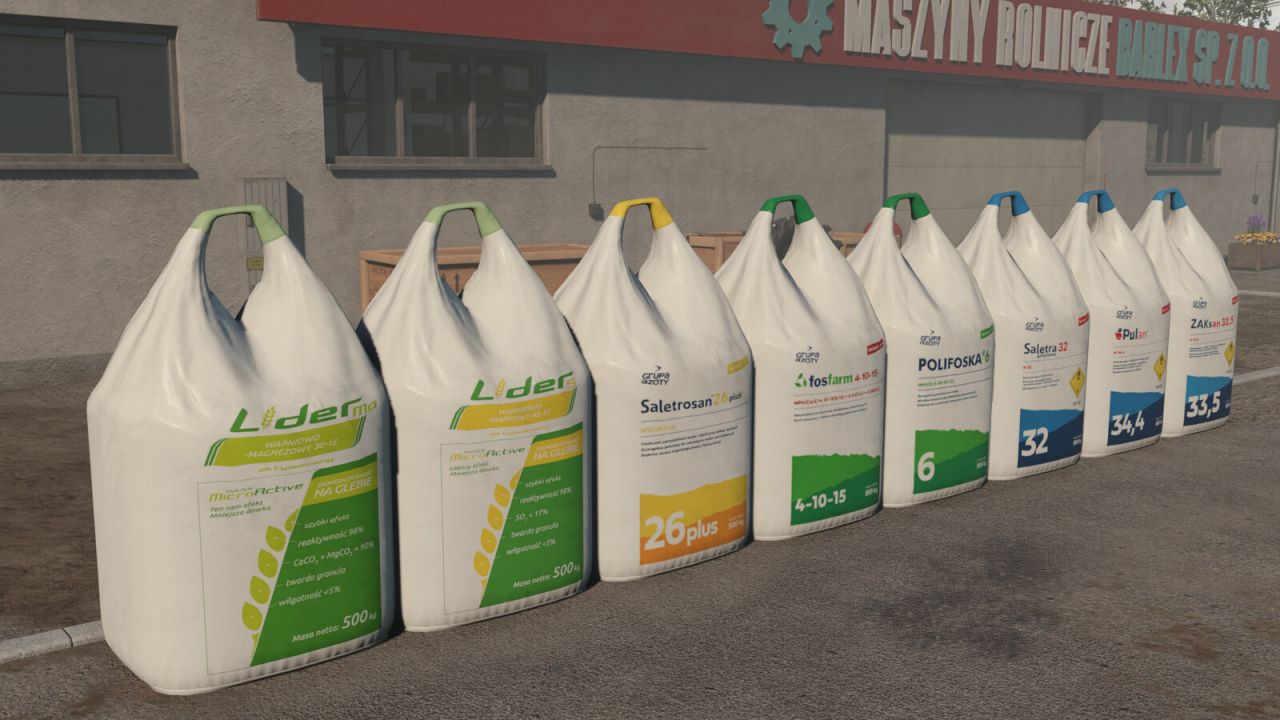 Fertilizer And Lime Big Bags Pack V1.0