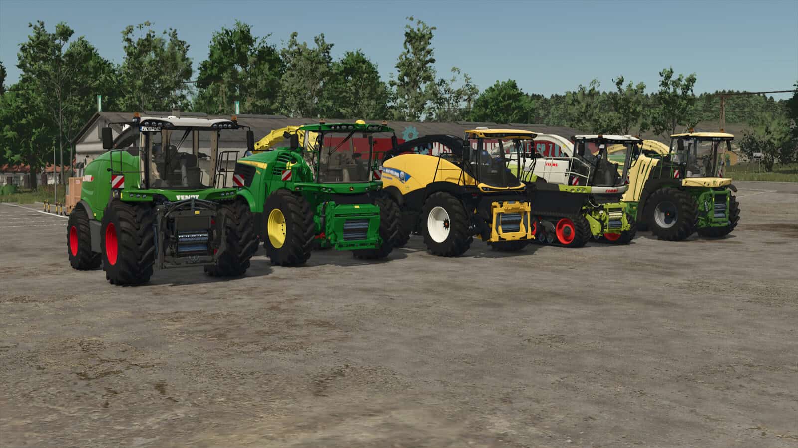 Forage Harvesters With Pipe Control v1.0