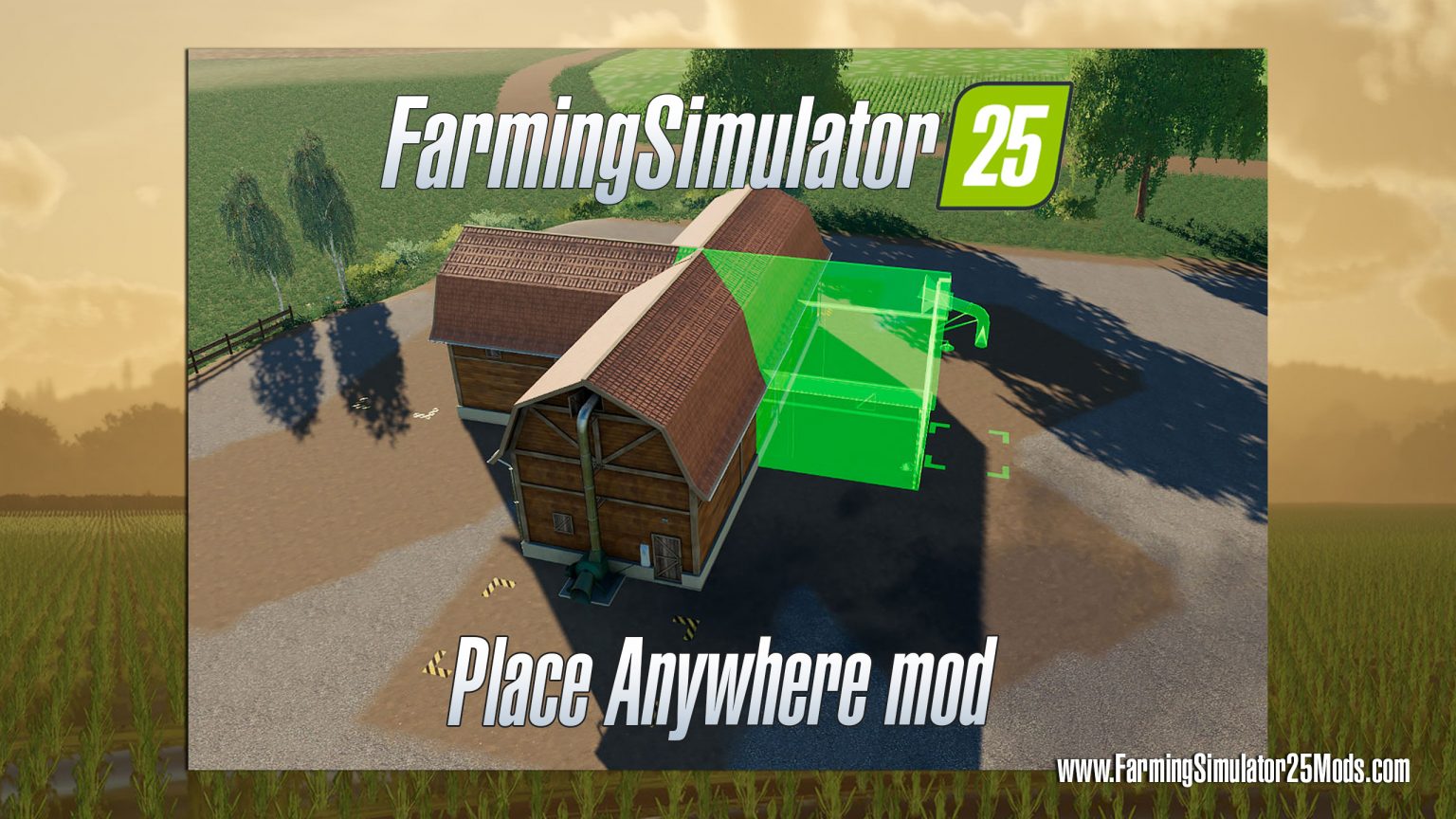 FS25 Place Anywhere mod