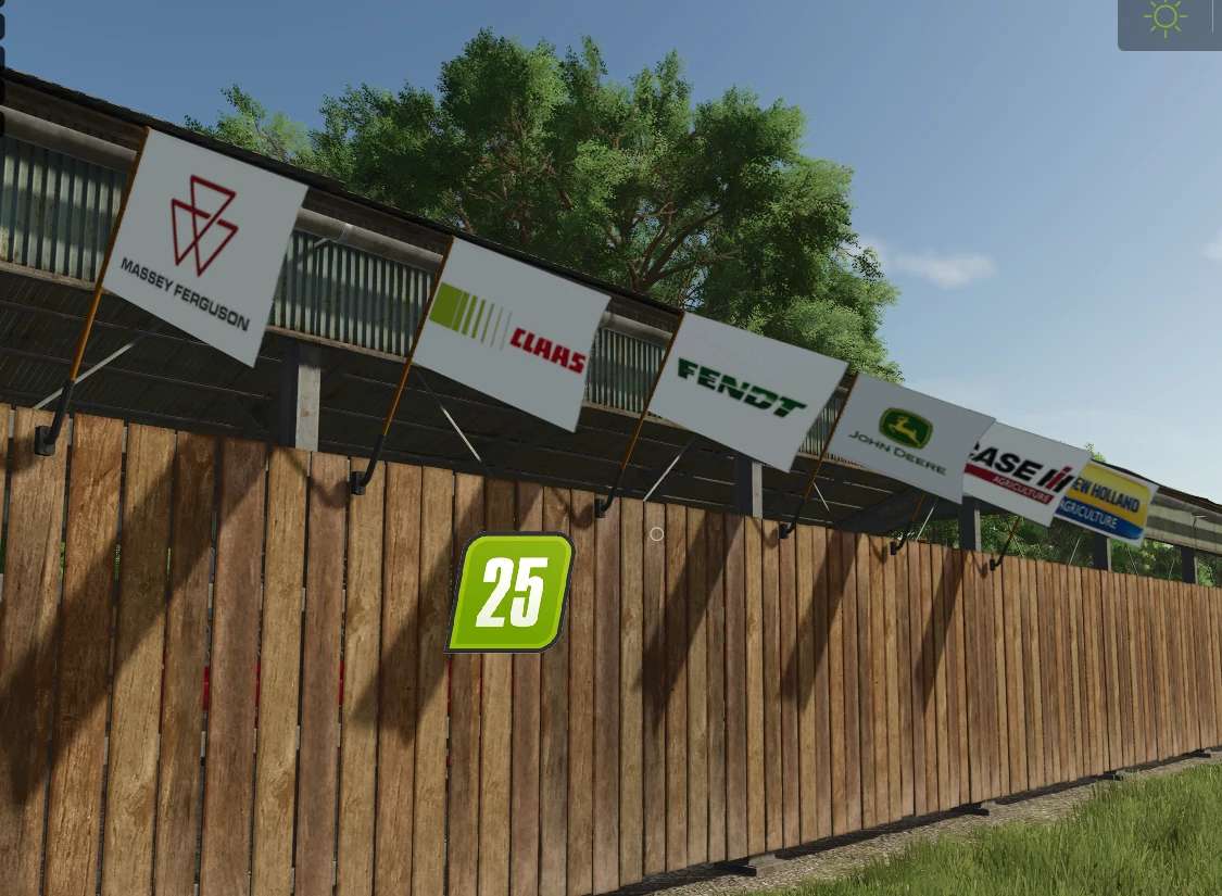 Tractor Brands Wall Flag Pack 1 v1.1