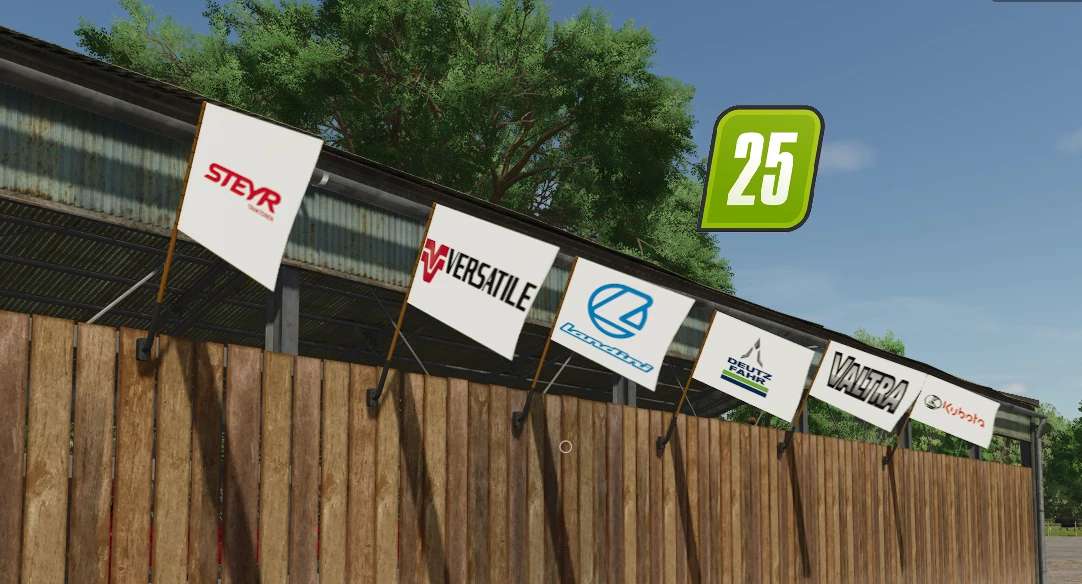 Tractor Brands Wall Flag Pack v2.0