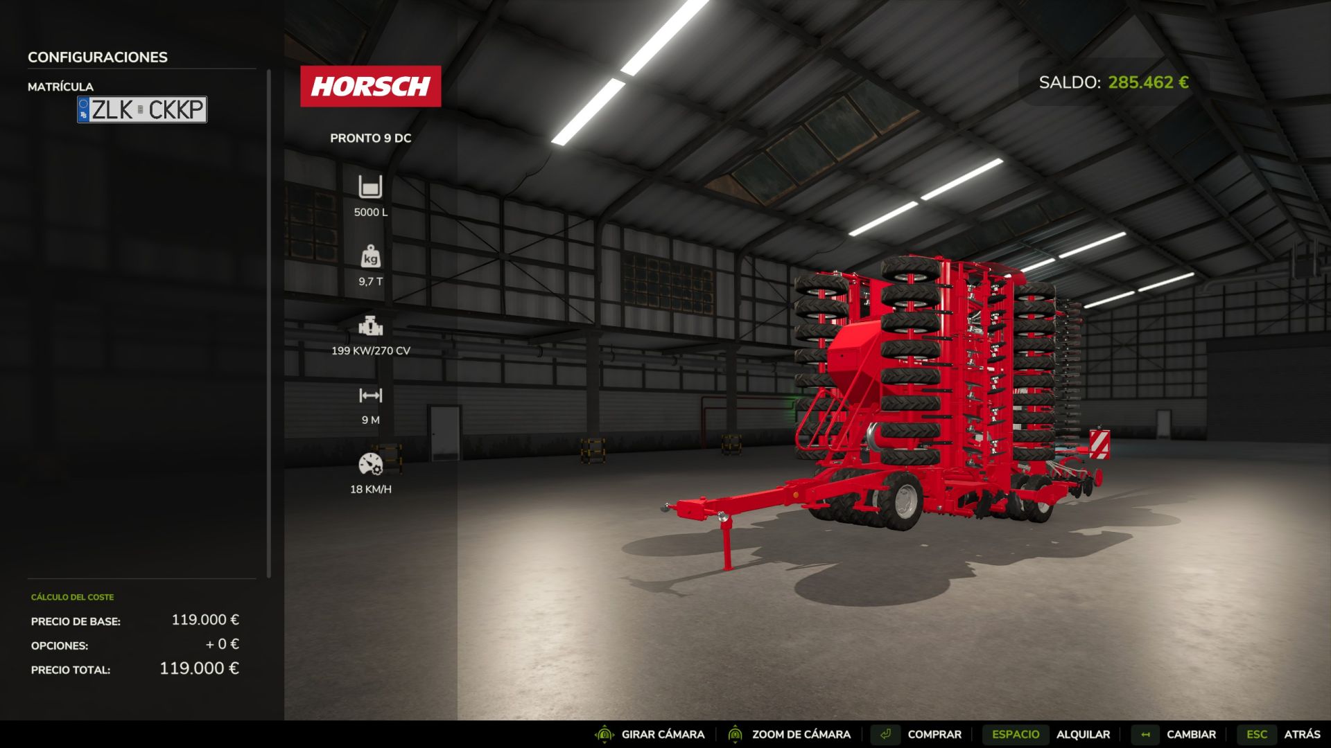 Horsch Pronto 9 DC v1.0