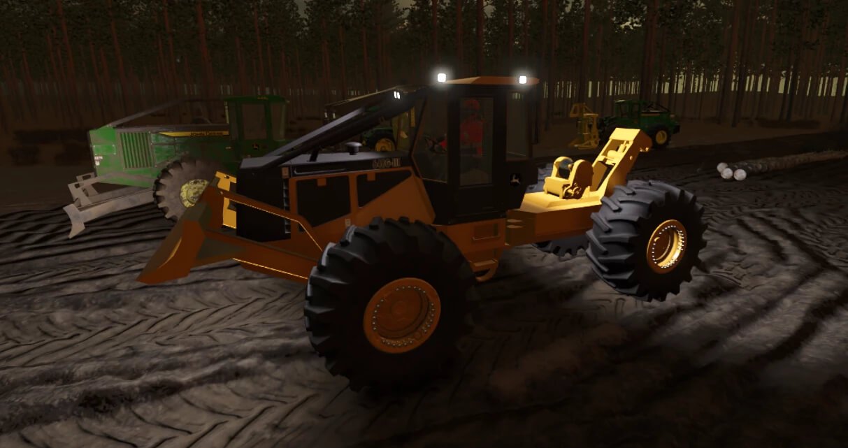 John Deere 648Glll Cable Skidder v1.0