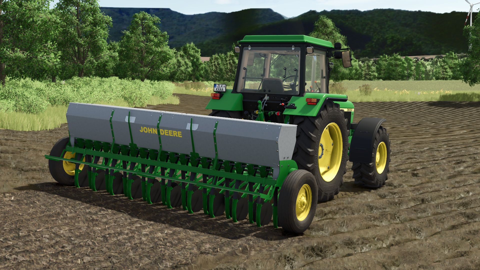 John Deere Van Brunt Model B Seeder v1.0