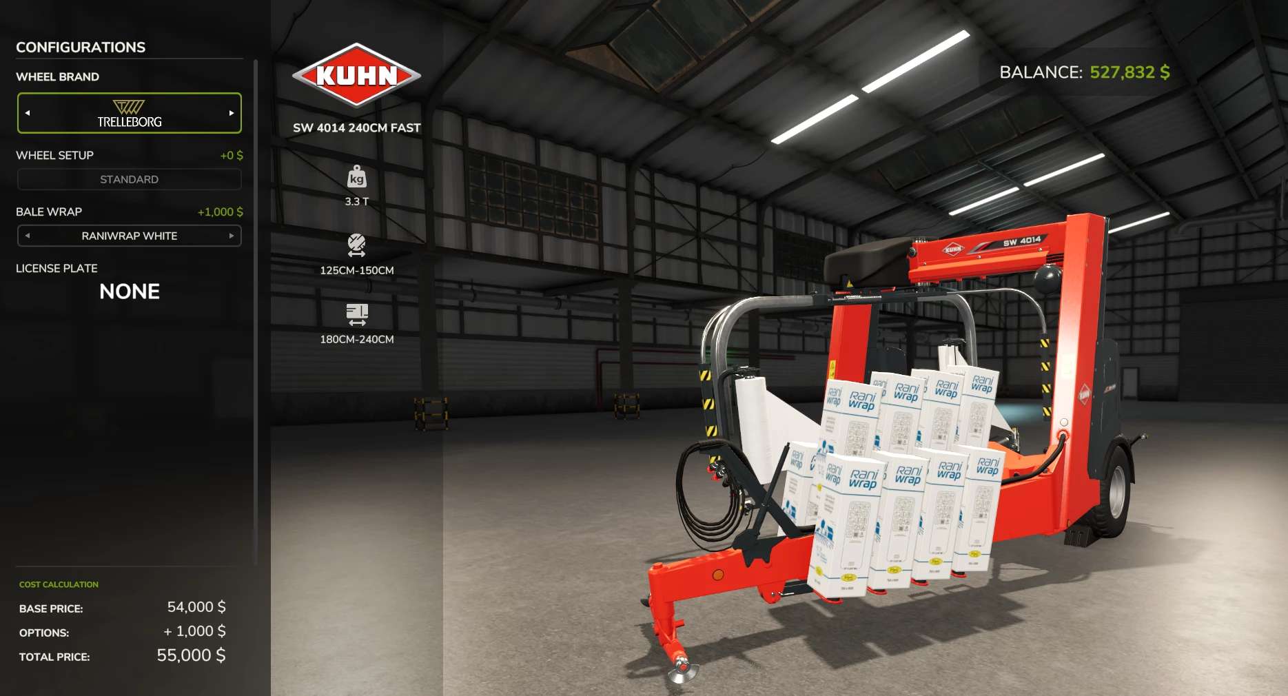 Kuhn SW4014 240cm Wrapper Pack v1.0