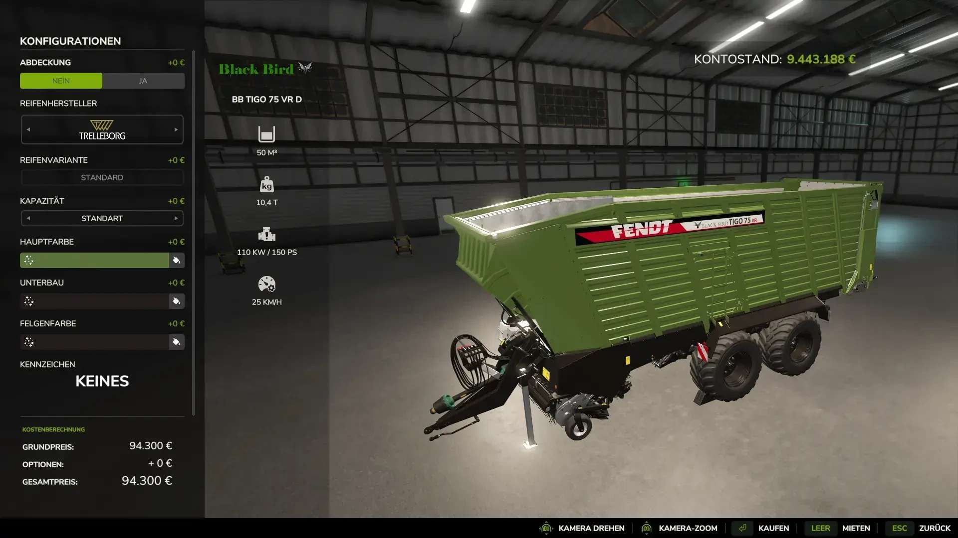 Ladewagen Fendt Tigo v1.0.0.2