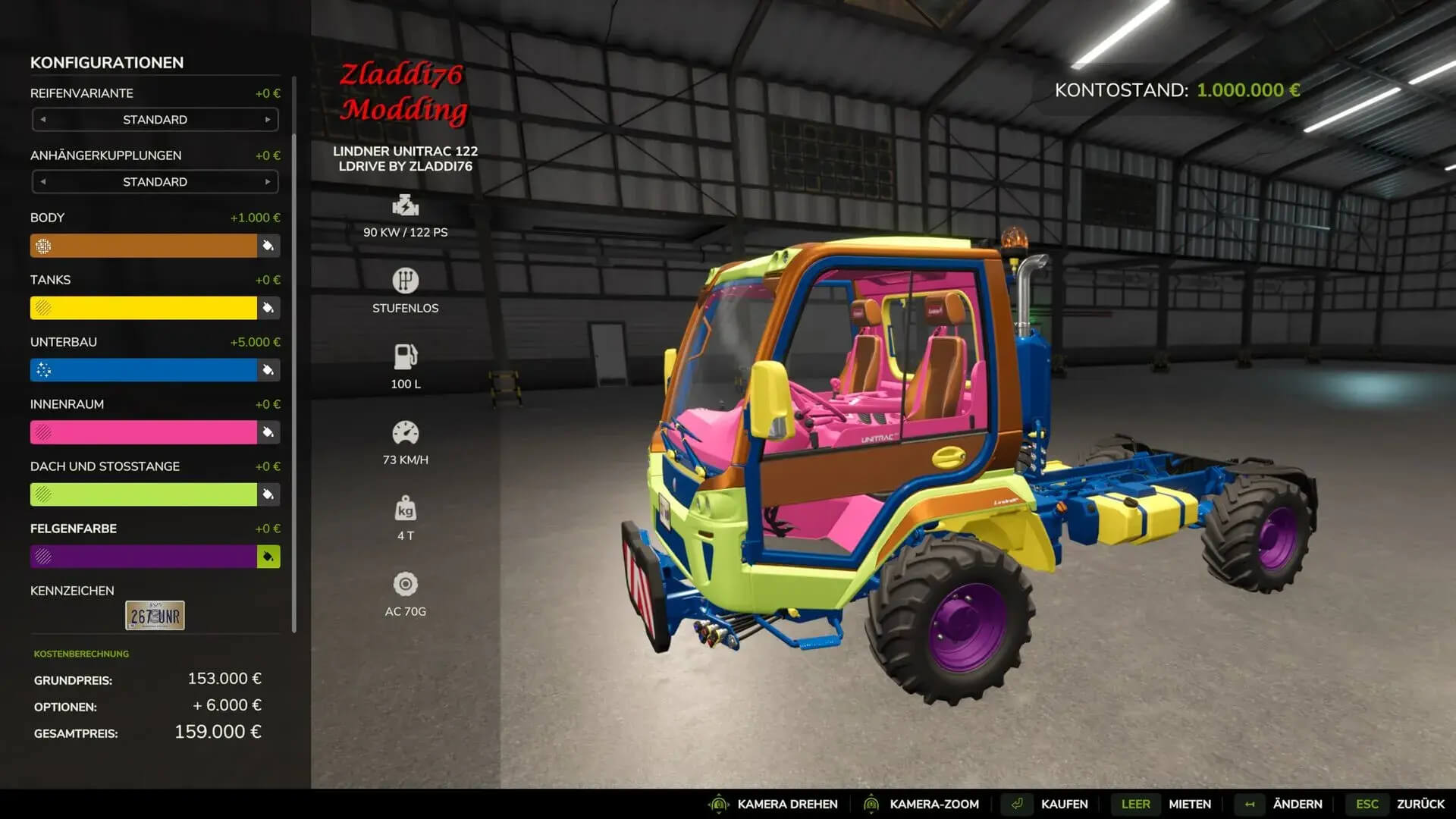 Lindner Unitrac Pack Multicolor V1.0