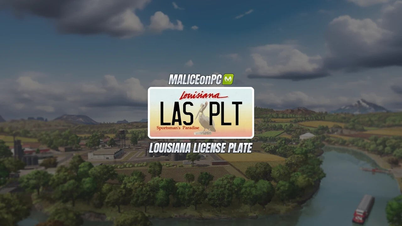 Louisiana License Plate V1.0