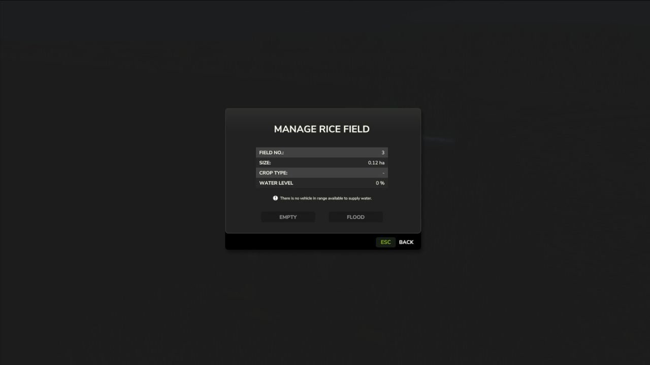 Manual Field Flooding V1.0