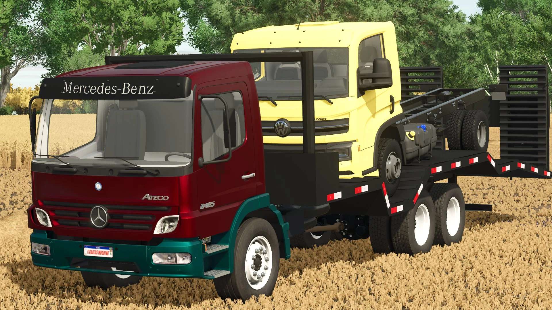 Mercedes Benz Atego 2425 6×4 & 8×4 v1.0