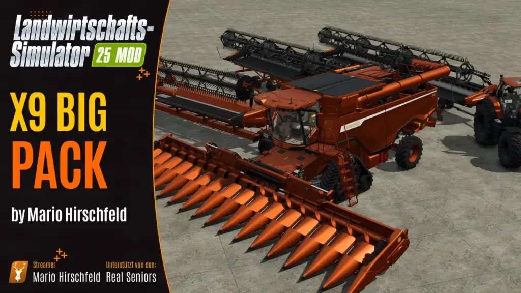 New Holland X9 PACK Hirschfeld Edition v1.1