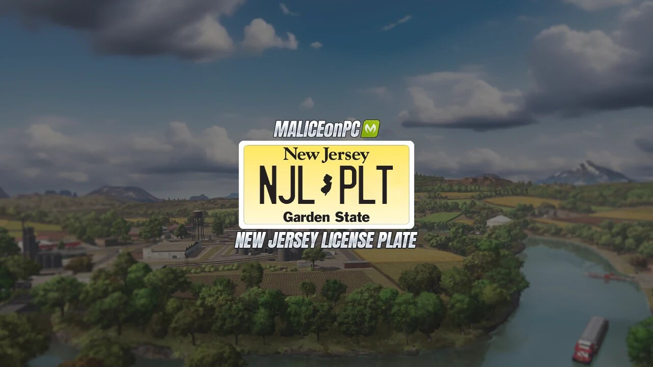 New Jersey License Plate V1.0