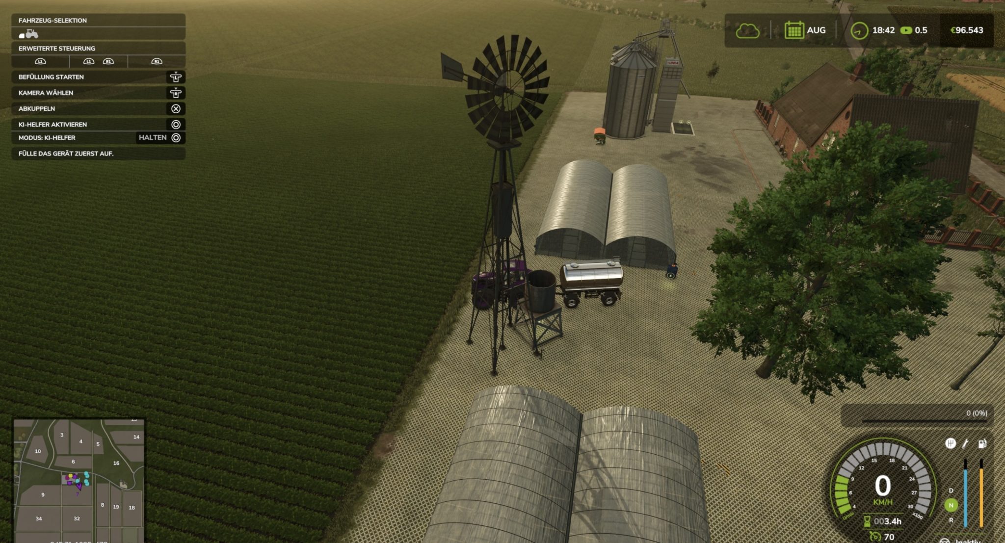 Old Wind Wheel With Water Tank V1.0