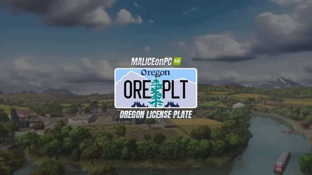 Oregon License Plate v1.0