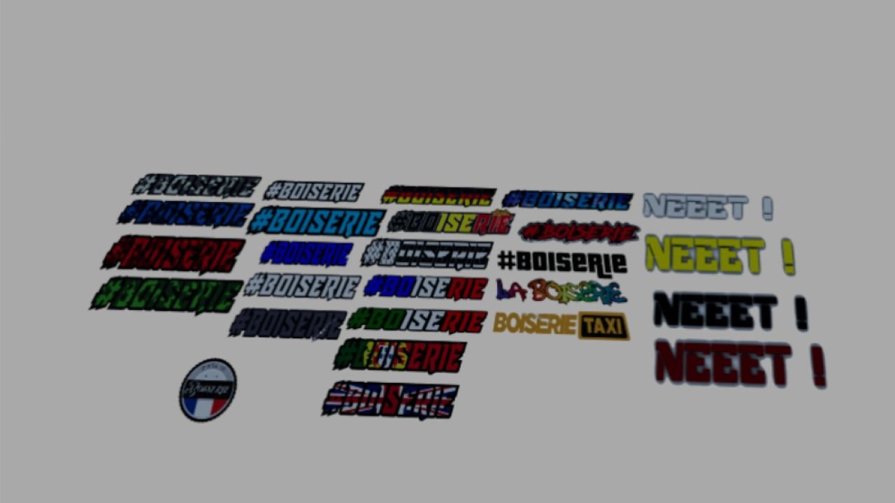 Pack Stickers LABOISERIE Prefab V1.0