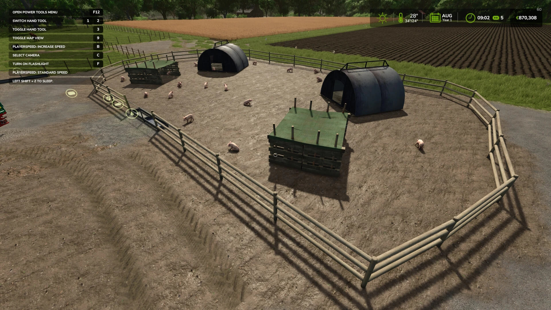 Pigspen with Shelters and Arks V1.0