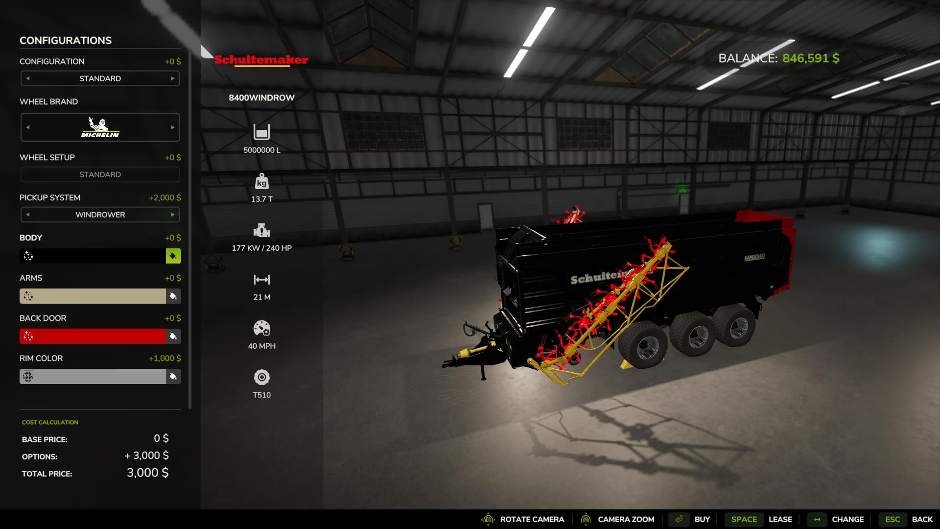 Rapide 8400 Windrow V1.0