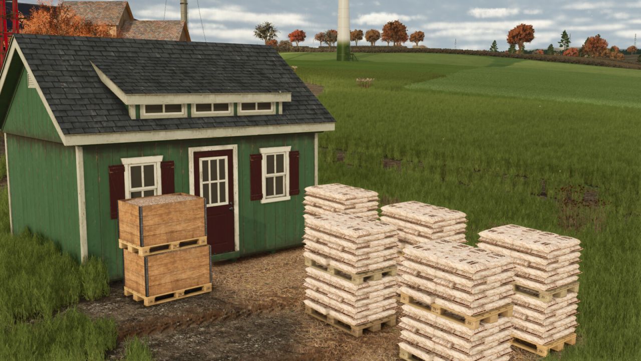 Refined Wood Chips And Sawdust Factory V1.0