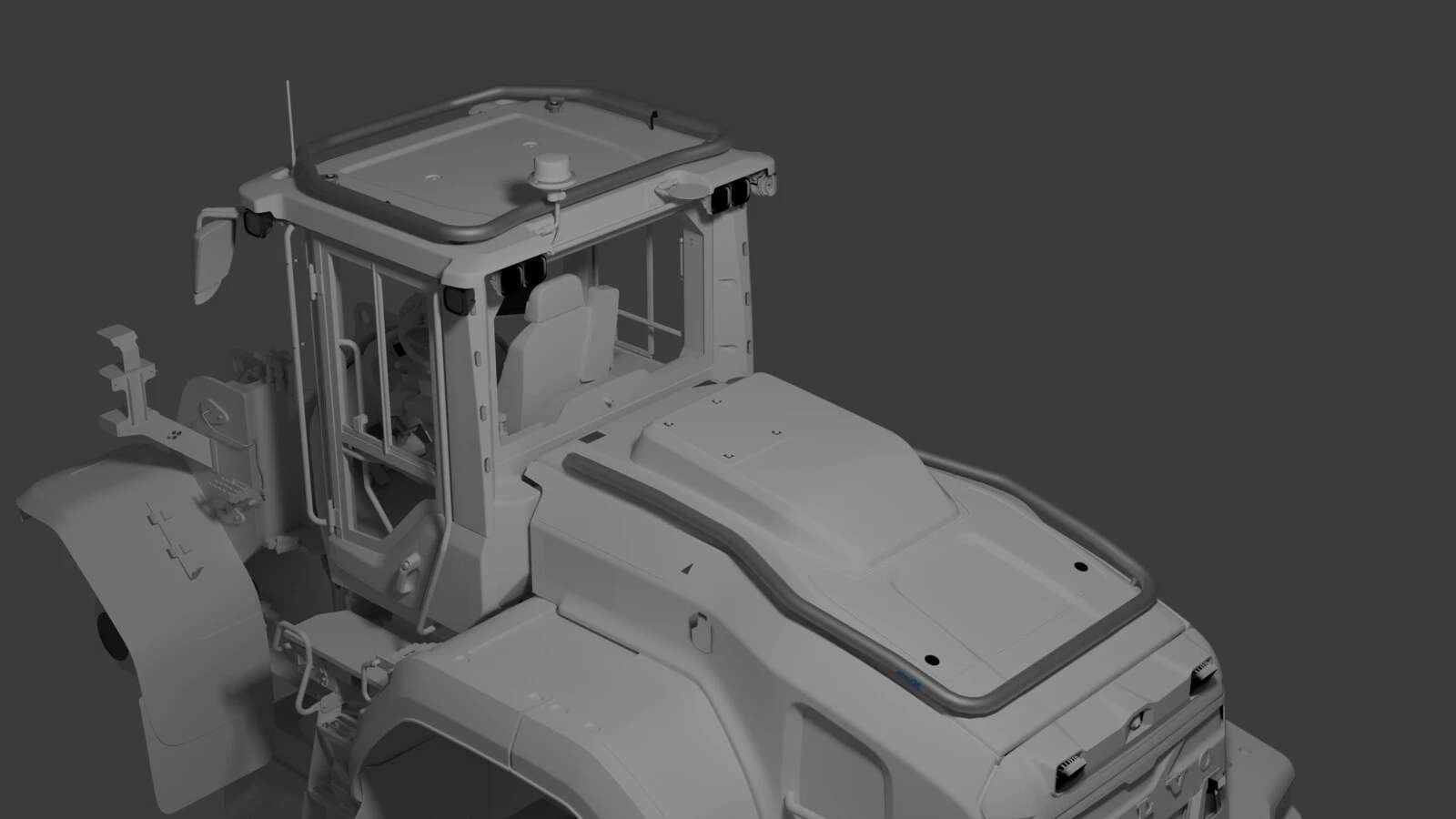 Roofbar/enginebar Volvo L120H Prefab v1.0.1.2