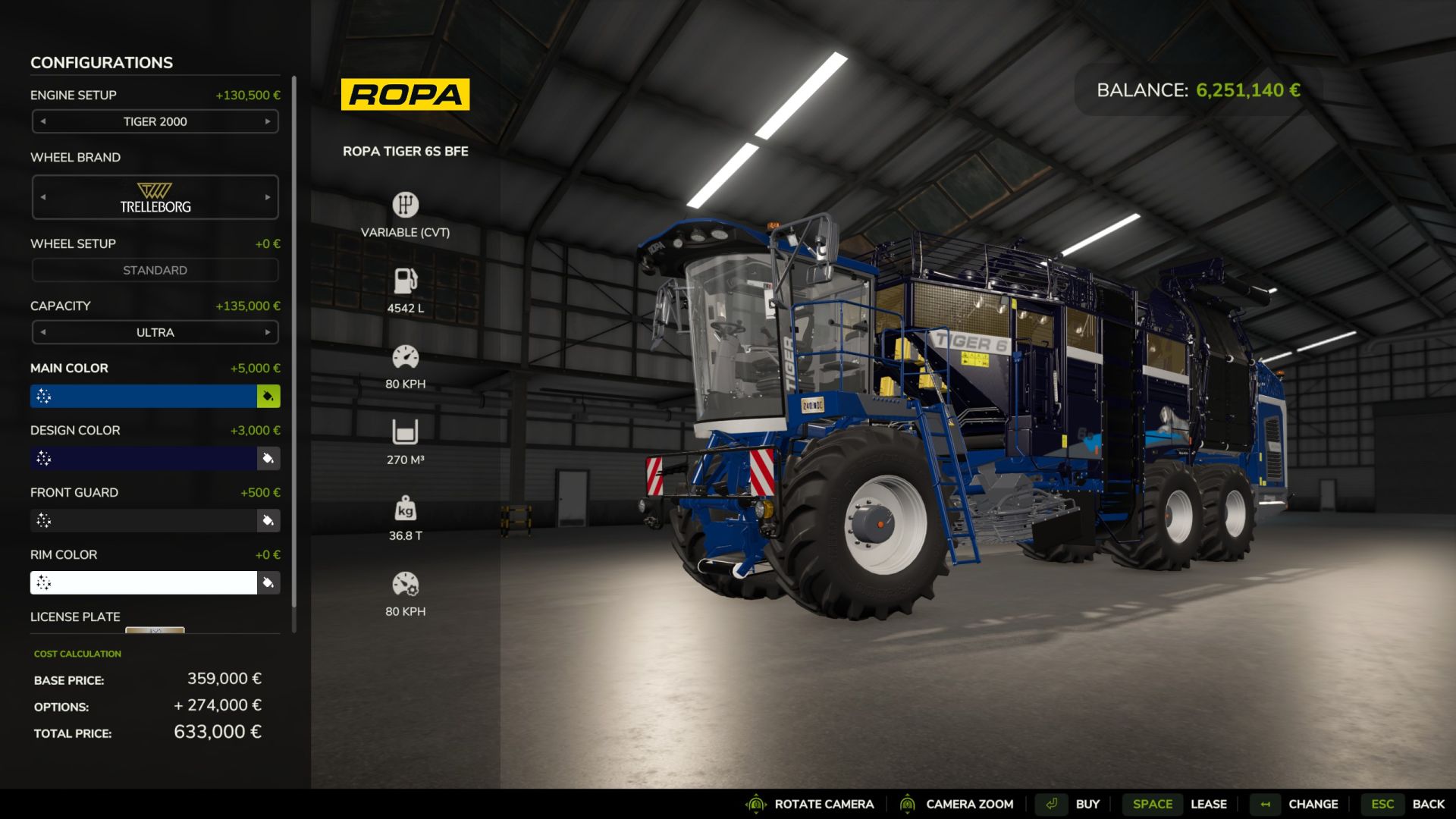 Ropa Tiger 6S Big Field Edition V1.0
