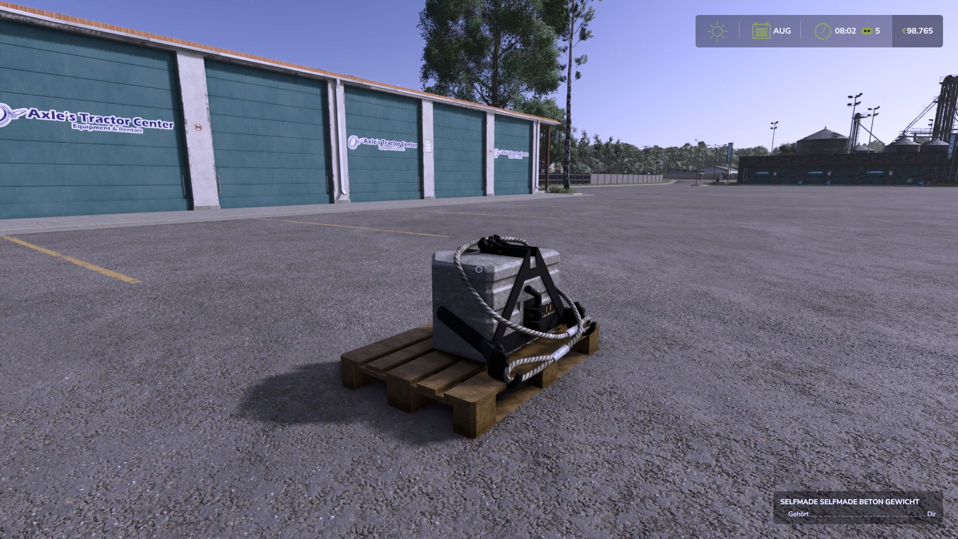 Rope concrete weight V1.0