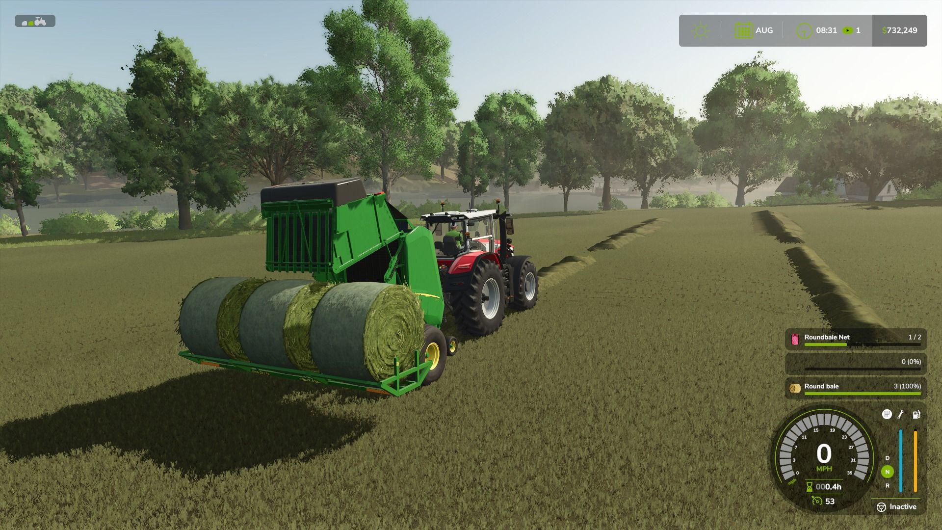 Round baler Pack with Accumulator V1.0