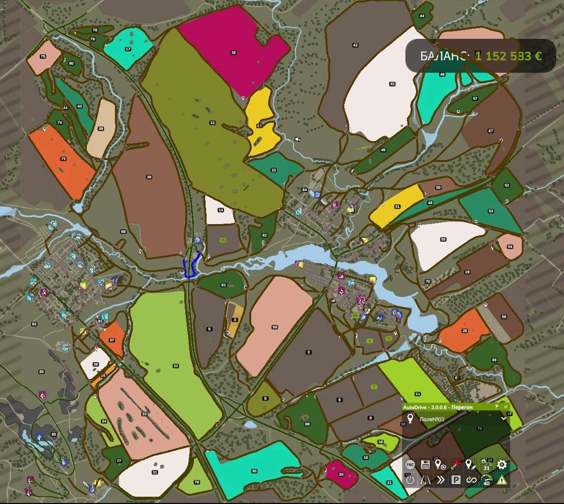 Routes avtodrive village Burlaki v1.0