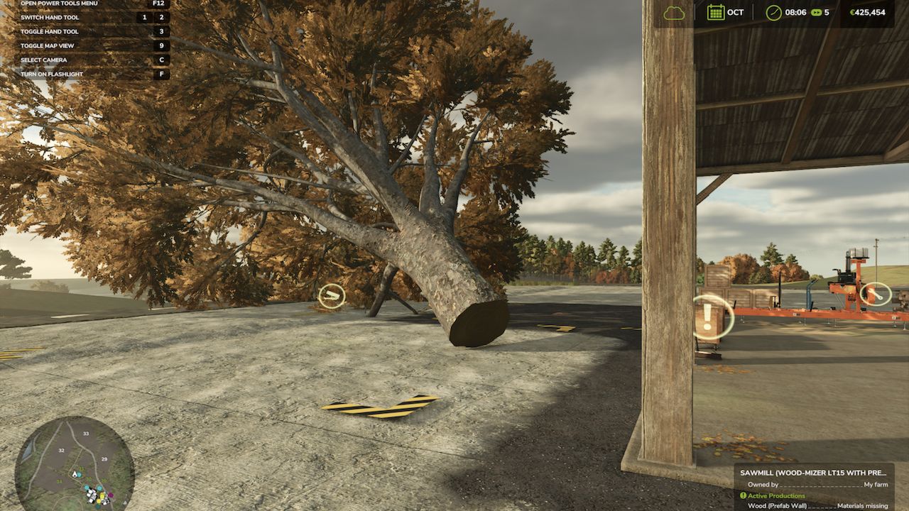 Sawmill LT15 with PrefabWall v1.0.0.1